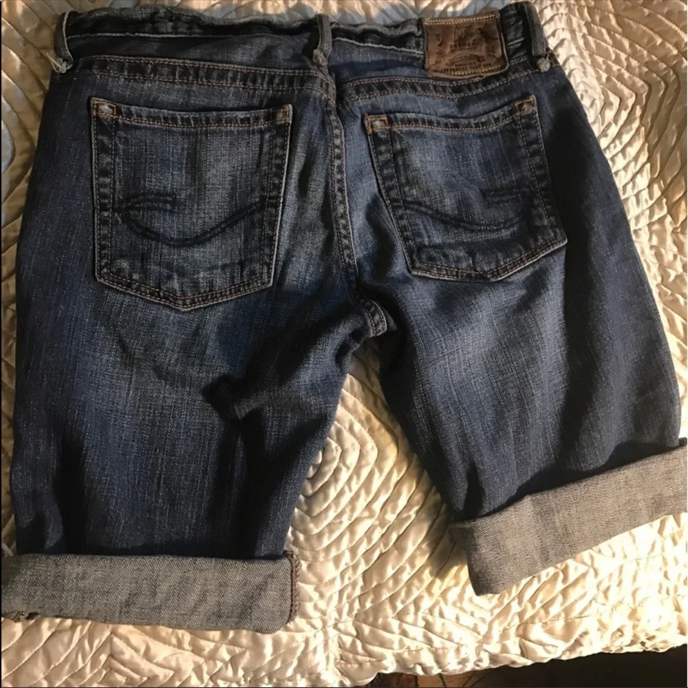 Vtg Y2K Chip and Pepper long leather button shorts jorts- back to school/ campus